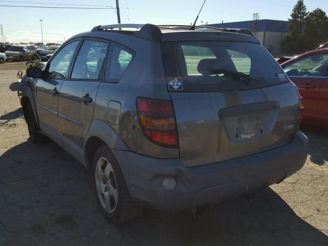 5Y2SL648X3Z445591 - 2003 PONTIAC VIBE GRAY photo 3