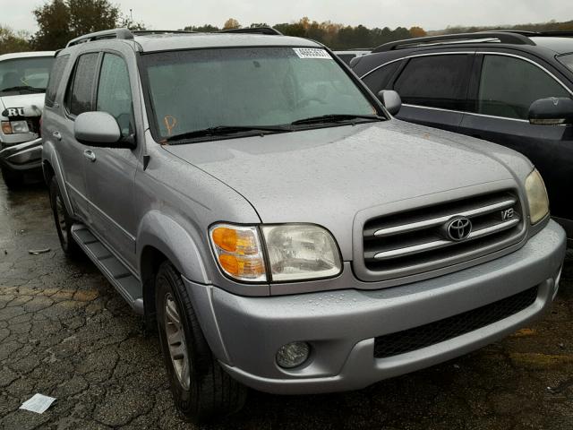 5TDZT38A73S152730 - 2003 TOYOTA SEQUOIA LI SILVER photo 1