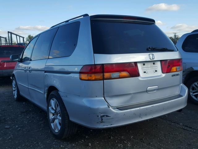 5FNRL18043B070843 - 2003 HONDA ODYSSEY EX GRAY photo 3