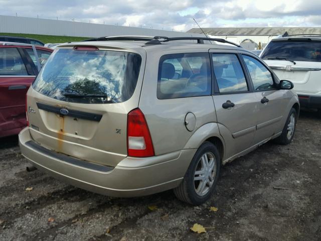 1FAFP36351W162672 - 2001 FORD FOCUS SE TAN photo 4