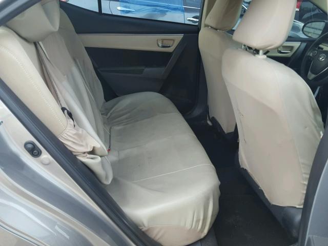 2T1BURHE8FC237674 - 2015 TOYOTA COROLLA L GOLD photo 6