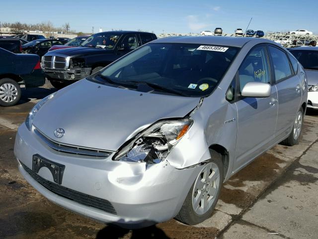 JTDKB20U667058518 - 2006 TOYOTA PRIUS SILVER photo 2