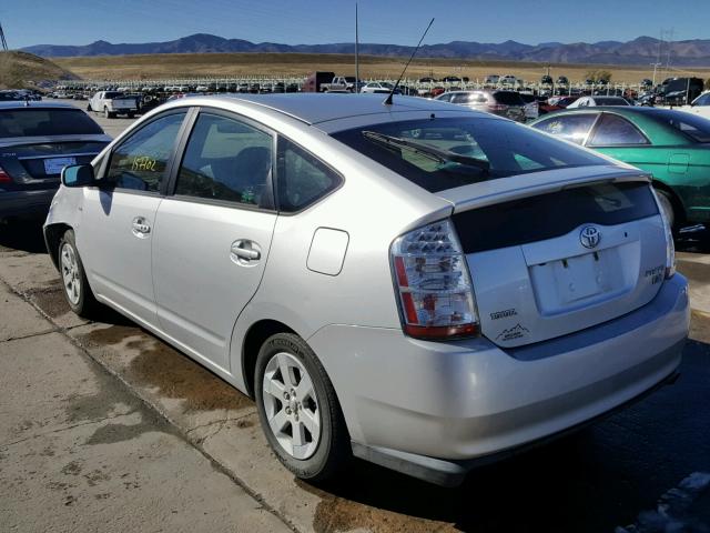 JTDKB20U667058518 - 2006 TOYOTA PRIUS SILVER photo 3