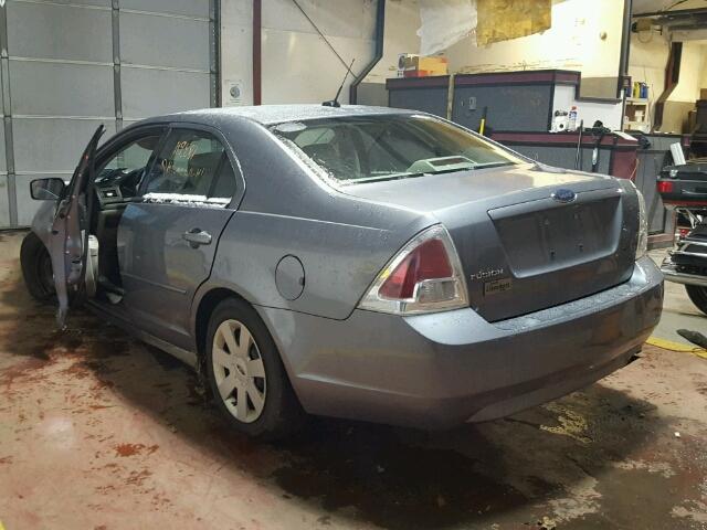 3FAHP06Z67R251187 - 2007 FORD FUSION S SILVER photo 3