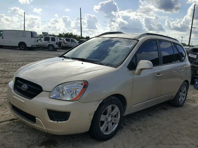 KNAFG526677083937 - 2007 KIA RONDO LX GRAY photo 2