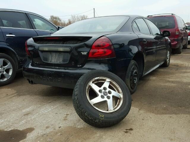 2G2WP522341299287 - 2004 PONTIAC GRAND PRIX BLACK photo 4