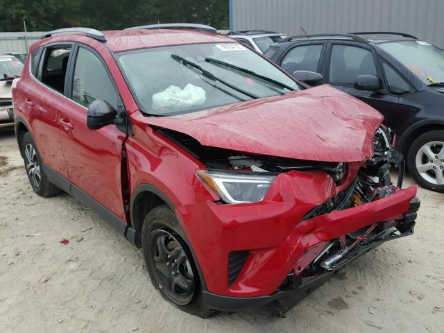 JTMZFREV6HJ120812 - 2017 TOYOTA RAV4 LE RED photo 1