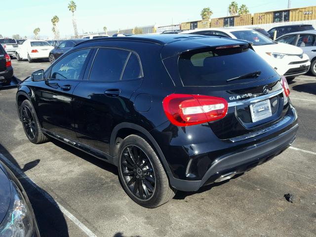 WDCTG4EB1JJ507120 - 2018 MERCEDES-BENZ GLA 250 BLACK photo 3