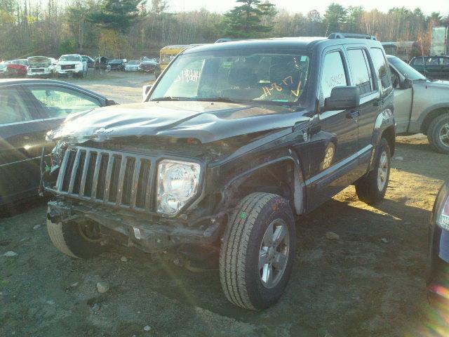 1C4PJMAK8CW140155 - 2012 JEEP LIBERTY SP BLACK photo 2