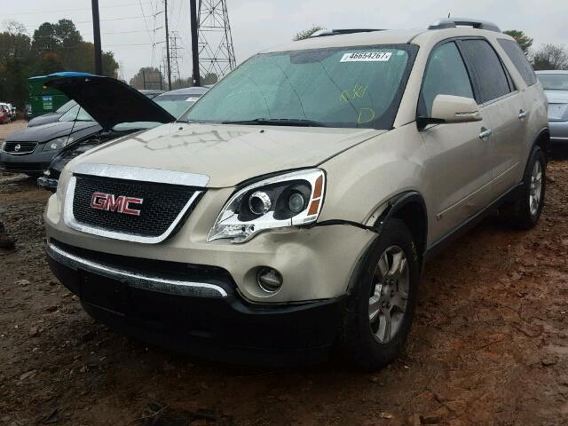 1GKER23D99J201090 - 2009 GMC ACADIA SLT თაფლისფერი ფოტო 2