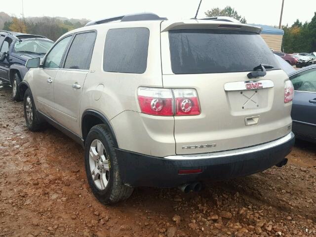 1GKER23D99J201090 - 2009 GMC ACADIA SLT თაფლისფერი ფოტო 3