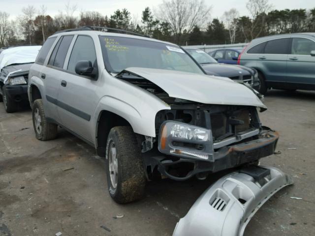 1GNDT13S052239949 - 2005 CHEVROLET TRAILBLAZE SILVER photo 1