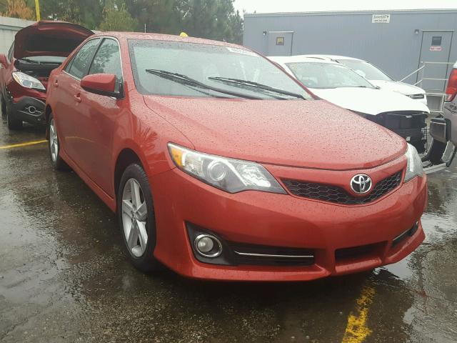 4T1BF1FK5EU803808 - 2014 TOYOTA CAMRY L RED photo 1