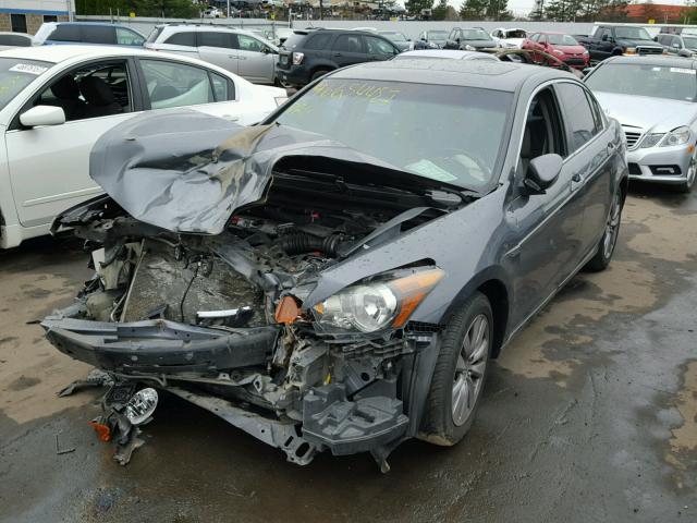 1HGCP2F89BA098784 - 2011 HONDA ACCORD EXL GRAY photo 2