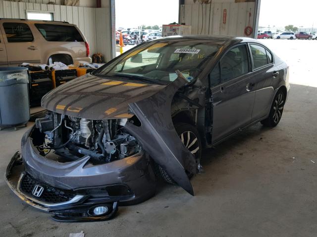 19XFB2F98FE063563 - 2015 HONDA CIVIC EXL 石墨色 照片 2
