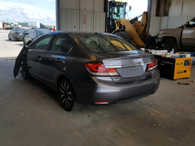 19XFB2F98FE063563 - 2015 HONDA CIVIC EXL 石墨色 照片 3