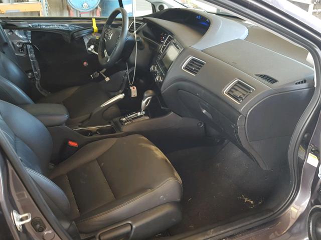 19XFB2F98FE063563 - 2015 HONDA CIVIC EXL 石墨色 照片 5
