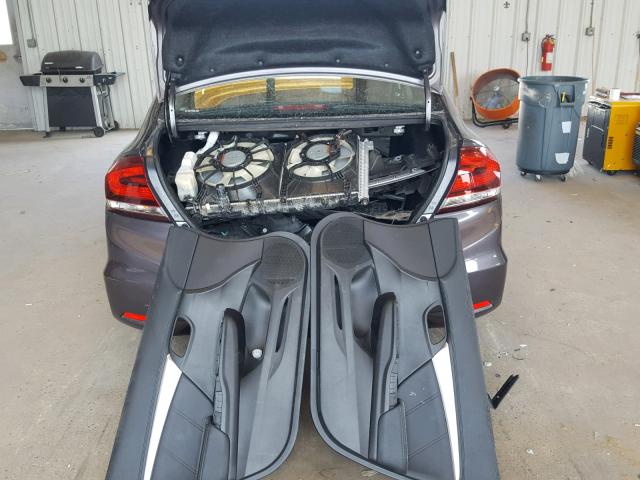 19XFB2F98FE063563 - 2015 HONDA CIVIC EXL 石墨色 照片 9