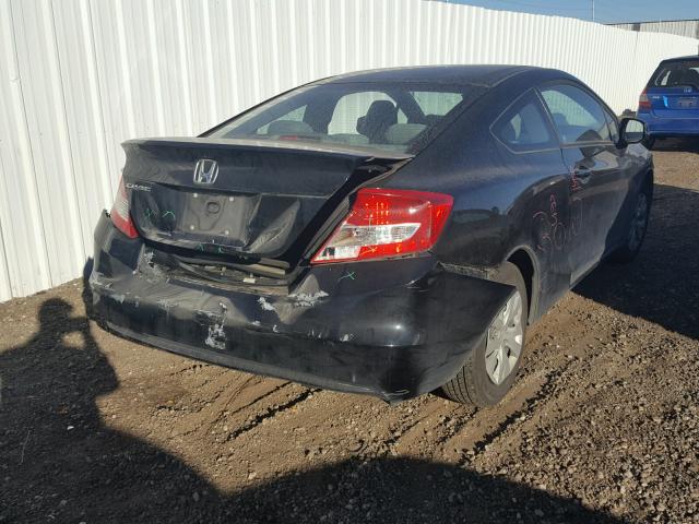 2HGFG3B59CH547110 - 2012 HONDA CIVIC BLACK photo 4