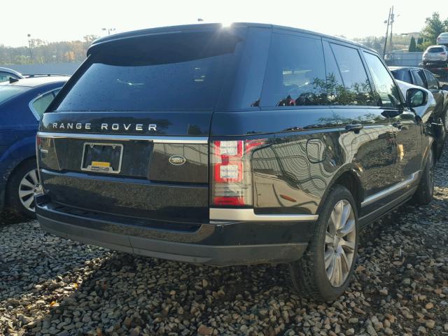 SALGS2EF1GA264973 - 2016 LAND ROVER RANGE ROVE BLACK photo 4