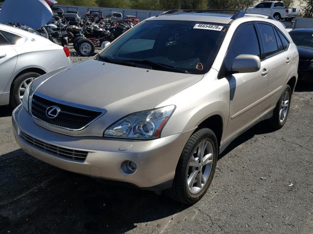 JTJGW31U860001435 - 2006 LEXUS RX 400 SILVER photo 2