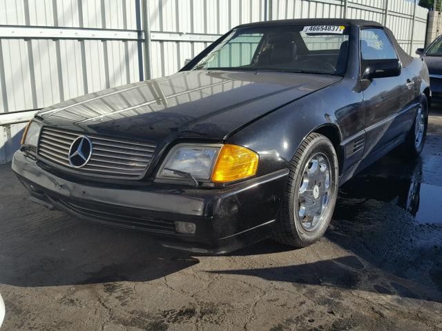 FA61E4MF027546 - 1991 MERCEDES-BENZ 300 BLACK photo 2