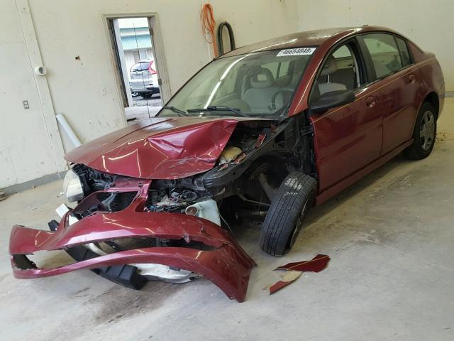 1G8AJ55F26Z162089 - 2006 SATURN ION LEVEL MAROON photo 2