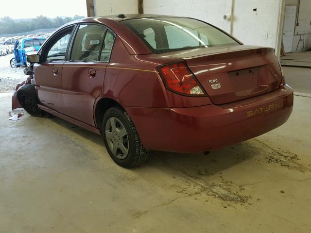 1G8AJ55F26Z162089 - 2006 SATURN ION LEVEL MAROON photo 3
