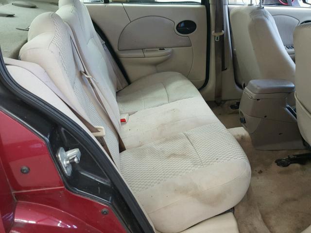 1G8AJ55F26Z162089 - 2006 SATURN ION LEVEL MAROON photo 6