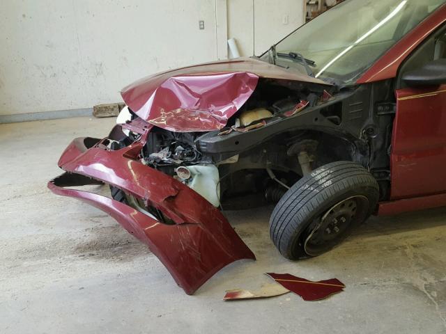 1G8AJ55F26Z162089 - 2006 SATURN ION LEVEL MAROON photo 9