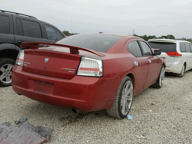 2B3KA33V49H509257 - 2009 DODGE CHARGER SX RED photo 4