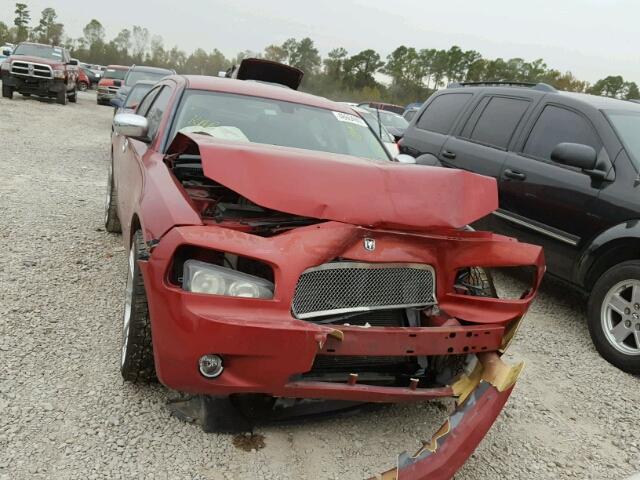 2B3KA33V49H509257 - 2009 DODGE CHARGER SX RED photo 9