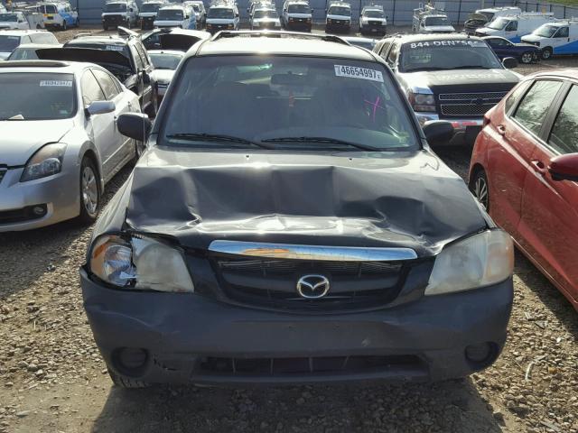 4F2YU06191KM41624 - 2001 MAZDA TRIBUTE DX BLACK photo 9