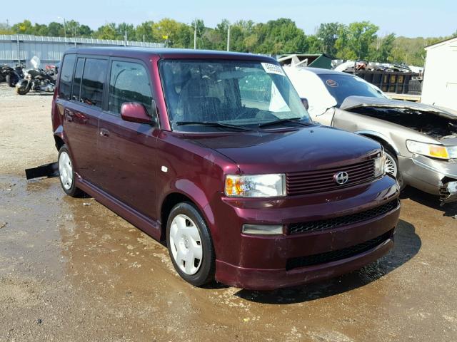 JTLKT324750186293 - 2005 TOYOTA SCION XB Марун фото 1