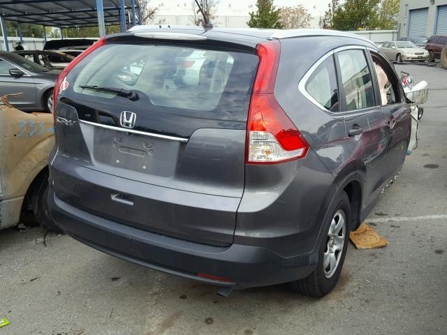 3CZRM3H30EG715031 - 2014 HONDA CR-V LX GRAY photo 4