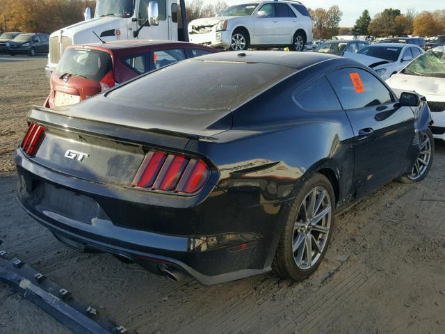 1FA6P8CF3F5358473 - 2015 FORD MUSTANG GT BLACK photo 4