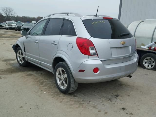 3GNFL3EK6DS514342 - 2013 CHEVROLET CAPTIVA LT SILVER photo 3