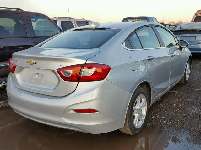 1G1BE5SM9H7279791 - 2017 CHEVROLET CRUZE LT SILVER photo 4