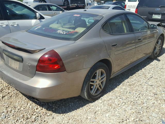 2G2WR554571204384 - 2007 PONTIAC GRAND PRIX GOLD photo 4