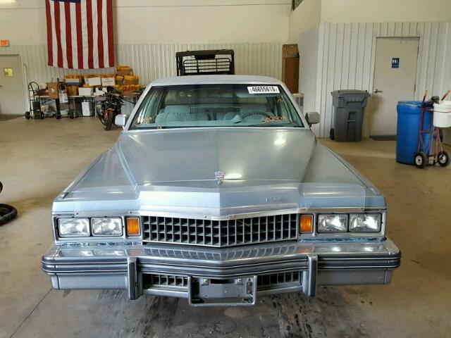 6B69S8Q302304 - 1978 CADILLAC FLEETWOO BLUE photo 9