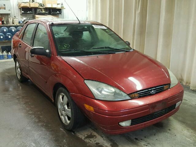 1FAHP38Z74W119000 - 2004 FORD FOCUS ZTS RED photo 1