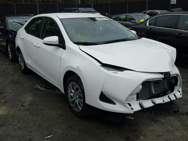 2T1BURHEXHC783413 - 2017 TOYOTA COROLLA L WHITE photo 1