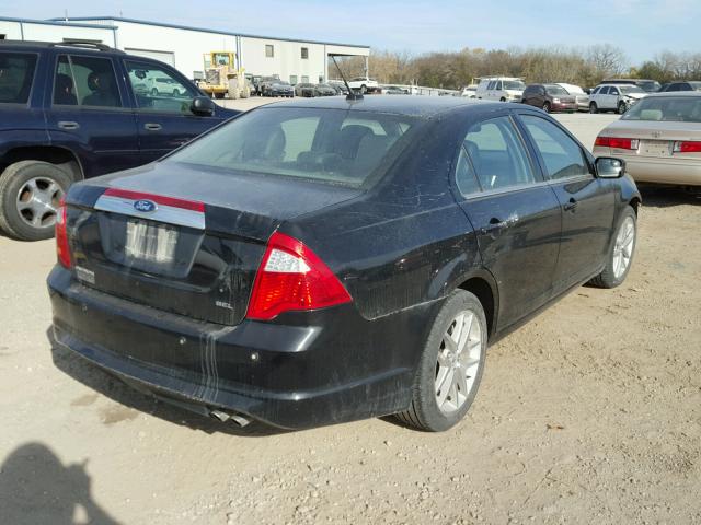 3FAHP0JA8BR272486 - 2011 FORD FUSION SEL GRAY photo 4