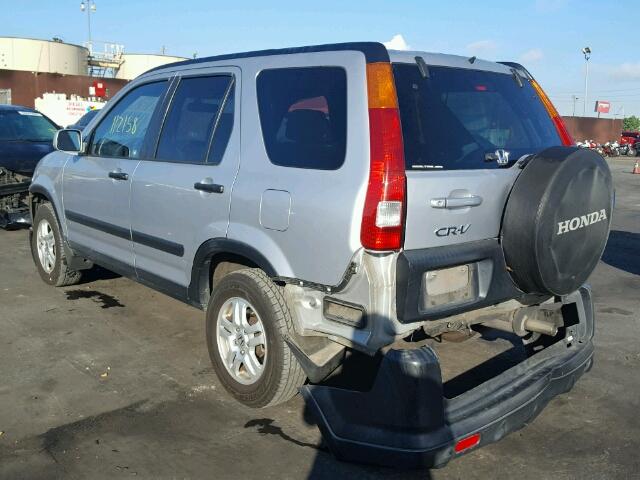 JHLRD78872C086801 - 2002 HONDA CR-V EX GRAY photo 3