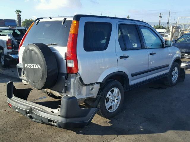 JHLRD78872C086801 - 2002 HONDA CR-V EX GRAY photo 4