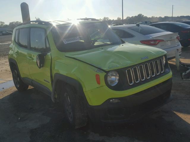 ZACCJAAB5HPF03626 - 2017 JEEP RENEGADE S GREEN photo 1