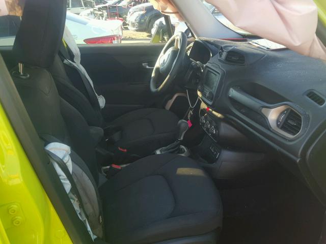 ZACCJAAB5HPF03626 - 2017 JEEP RENEGADE S GREEN photo 5