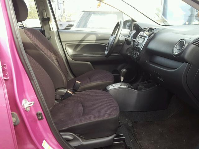 ML32A4HJ2EH005819 - 2014 MITSUBISHI MIRAGE ES PINK photo 5