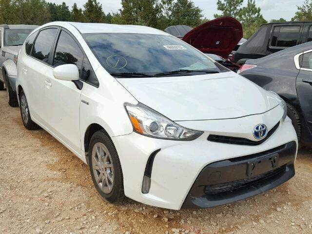 JTDZN3EU6FJ029477 - 2015 TOYOTA PRIUS V WHITE photo 1