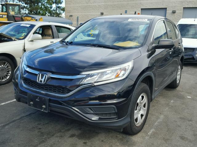 3CZRM3H31GG700542 - 2016 HONDA CR-V LX BLACK photo 2